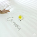 Chăn ga gối khách sạn Olympia cotton lụa 7 món màu trắng OCL7M08-11