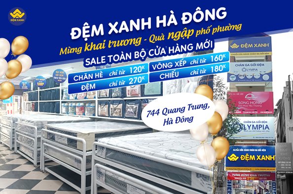 Địa chỉ uy tín mua đệm Sông Hồng tại Hà Đông 