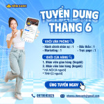 ĐỆM XANH TUYỂN DỤNG THÁNG 06/2025