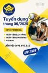 ĐỆM XANH TUYỂN DỤNG THÁNG 09/2025