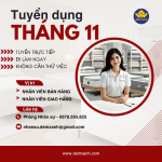 ĐỆM XANH TUYỂN DỤNG THÁNG 11/2025
