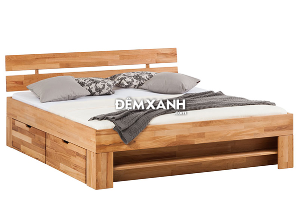 mẫu giường ngủ gỗ mdf đẹp