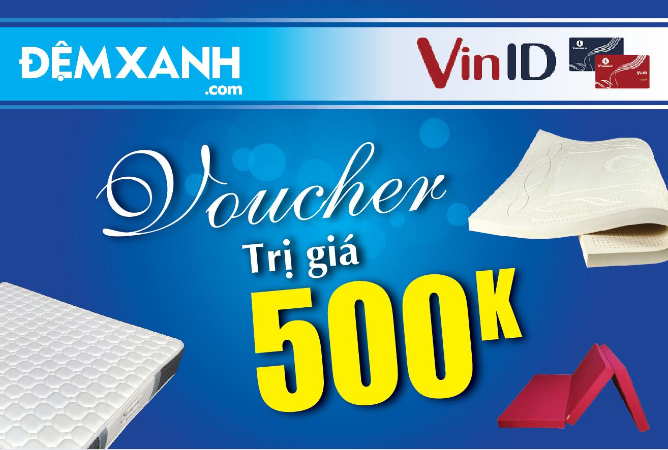 Đệm Xanh kết hợp với VinID tặng ngay voucher trị giá giá 500K cho khách hàng qua ứng dụng app VinID