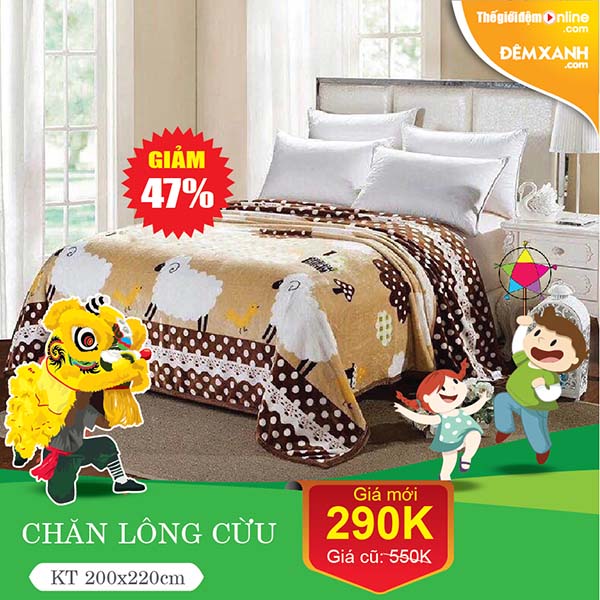 chăn lông cừu