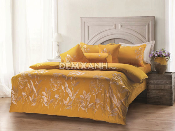 Tìm hiểu gam màu vàng trong thiết kế chăn ga gối đệm 