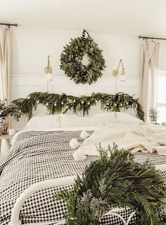 27 ý tưởng trang trí phòng ngủ Giáng sinh Noel siêu đơn giản