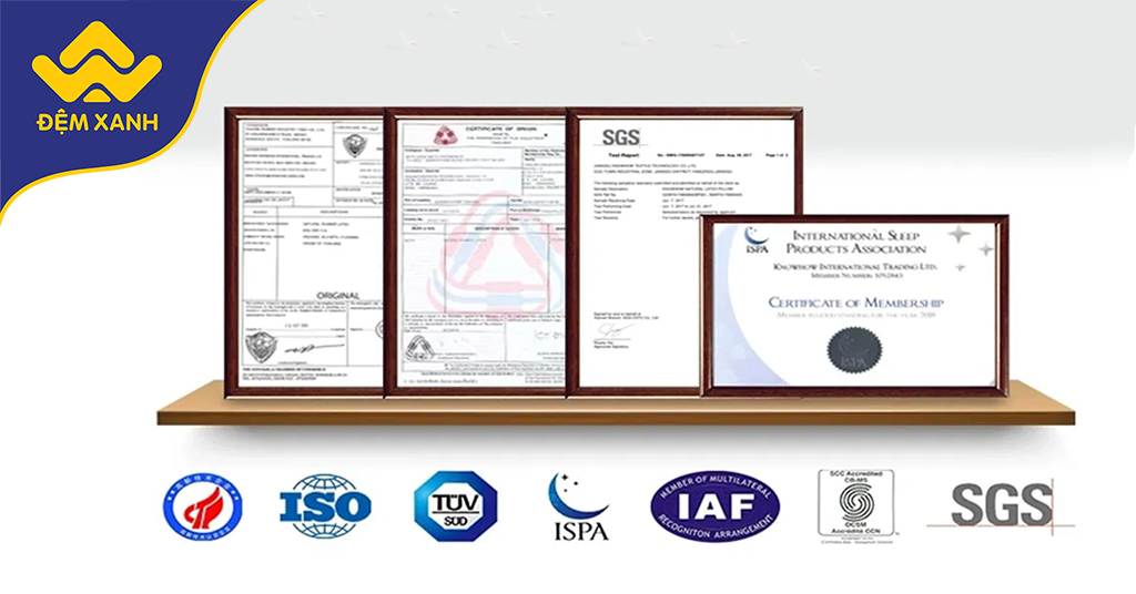 Tại sao đệm tốt đạt chứng nhận quốc tế lại quan trọng? Tại sao đệm tốt đạt chứng nhận quốc tế lại quan trọng?
