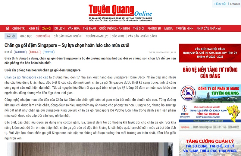 Chăn ga gối đệm Singapore – Sự lựa chọn hoàn hảo cho mùa cưới Chăn ga gối đệm Singapore – Sự lựa chọn hoàn hảo cho mùa cưới