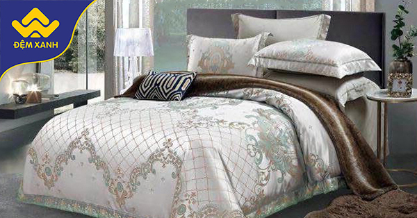 [HOT] Bộ sưu tập chăn ga gối đệm Singapore Gấm luxury 5 món năm 2024