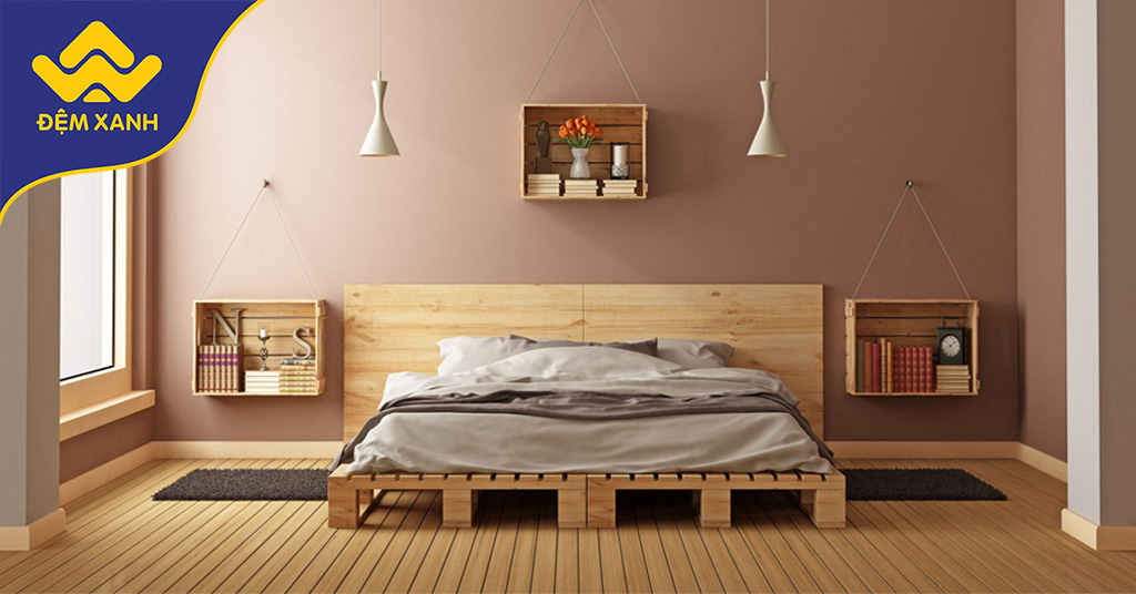 24 mẫu giường ngủ pallet đẹp nhất cho căn phòng ngủ trong mơ