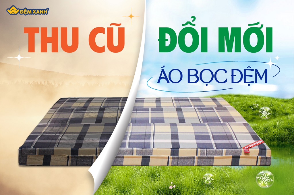 MUA CŨ ĐỔI MỚI 2024 - Sản phẩm ÁO BỌC ĐỆM