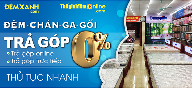 Mua Đệm Dunlopillo trả góp