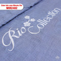 Chăn bốn mùa Misuko RIO vải sợi gỗ MIR2402 xanh dương-0