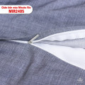 Chăn bốn mùa Misuko RIO vải sợi gỗ MIR2405 xám đậm-4
