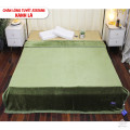 Chăn lông tuyết nhung Misuko Atatami 1,5kg màu xanh lá-2