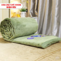 Chăn lông tuyết nhung Misuko Atatami 1,5kg màu xanh rêu