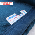 Chăn lông tuyết nhung Misuko Atatami 1,5kg màu xanh coban-3