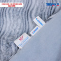 Chăn lông cáo nhân tạo Misuko Nami loang lượn sóng màu xám 200x220cm nặng 2,7kg-5