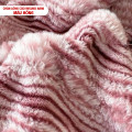 Chăn lông cáo nhân tạo Misuko Nami loang lượn sóng màu hồng 200x220cm nặng 2,7kg-6