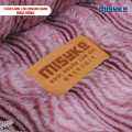Chăn lông cáo nhân tạo Misuko Nami loang lượn sóng màu hồng 200x220cm nặng 2,7kg-8