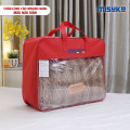 Chăn lông cáo nhân tạo Misuko Nami loang lượn sóng màu nâu đậm 200x220cm nặng 2,7kg-9
