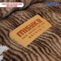 Chăn lông cáo nhân tạo Misuko Nami loang lượn sóng màu nâu đậm 200x220cm nặng 2,7kg-7