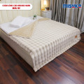 Chăn lông cáo nhân tạo Misuko Nami loang lượn sóng màu be 200x220cm nặng 2,7kg-3