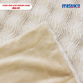 Chăn lông cáo nhân tạo Misuko Nami loang lượn sóng màu be 200x220cm nặng 2,7kg-0