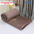 Chăn lông Nhật Bản Misuko Hokko màu nâu 210x250cm nặng 4.5kg-9