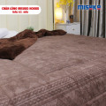 Chăn lông Nhật Bản Misuko Hokko màu nâu 210x250cm nặng 4.5kg-1
