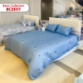 Bộ drap mền Sông Hồng Basic cotton BC25117