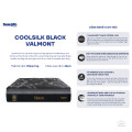 Đệm lò xo túi độc lập Dunlopillo CoolSilk Black Valmont 42cm-5