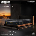 Đệm lò xo túi độc lập Dunlopillo CoolSilk Black Beaumont 38cm