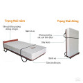 Giường phụ khách sạn Olympia 100x200 cao 60cm khung sắt đệm lò xo đứng-7