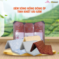 Đệm bông tinh khiết Sông Hồng vỏ gấm
