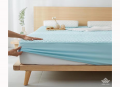 Thảm trải giường cao su non màu xanh ngọc-4