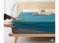 Thảm trải giường cao su non màu xanh cổ vịt