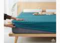 Thảm trải giường cao su non màu xanh cổ vịt-4