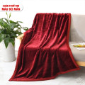 Chăn tuyết MJ nặng 1,6kg màu đỏ mận-0