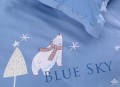Chăn ga gối Hanvico Blue Sky Cotton T - DL156-1