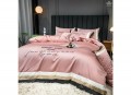 Chăn ga gối Comfort Warm House màu hồng-2