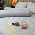 Chăn ga gối khách sạn Olympia cotton lụa 7 món màu ghi OCL7M02-0