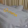 Chăn ga gối khách sạn Olympia cotton lụa 7 món màu xám OCL7M05-6