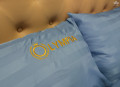 Chăn ga gối khách sạn Olympia cotton lụa 7 món xanh lam OCL7M07-5