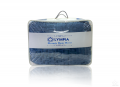 Chăn lông cừu xuất khẩu Olympia chữ vạn màu xanh coban-0