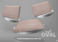 Vỏ gối Olympia Oval cotton lụa 40x60cm-16
