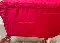 Bộ ga gối chun chần Tencel Olympia Royal màu đỏ -11