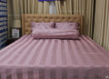 Bộ chăn ga gối lụa Olympia Silk khách sạn màu hồng-11