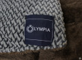 Chăn lông cừu Olympia Nara xuất Nhật màu xám-6