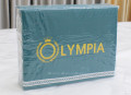 Chăn ga gối khách sạn Olympia lụa thêu 5 món xanh coban-10